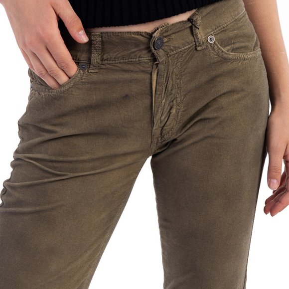 7 FOR ALL MANKIND MEDIUM RISE STRAIGHT PANTS | WOMENS - Picture 2 of 5